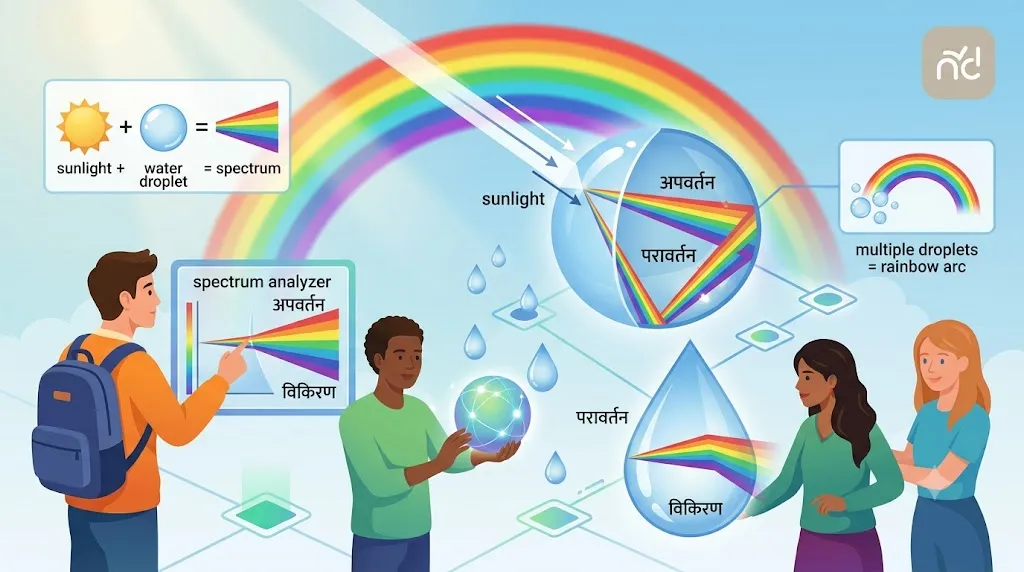 इंद्रधनुष्य कसे बनते? प्रकाशाचे आणि पाण्याचे अद्भुत रसायन! | परिपाठ