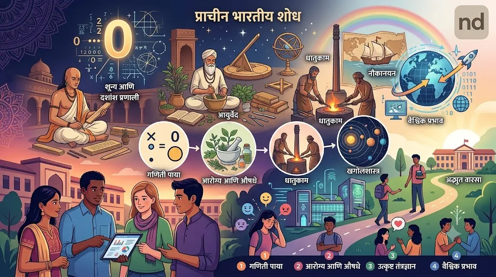 प्राचीन भारतीय शोध: जगाला दिशा देणारे अद्भुत योगदान | परिपाठ