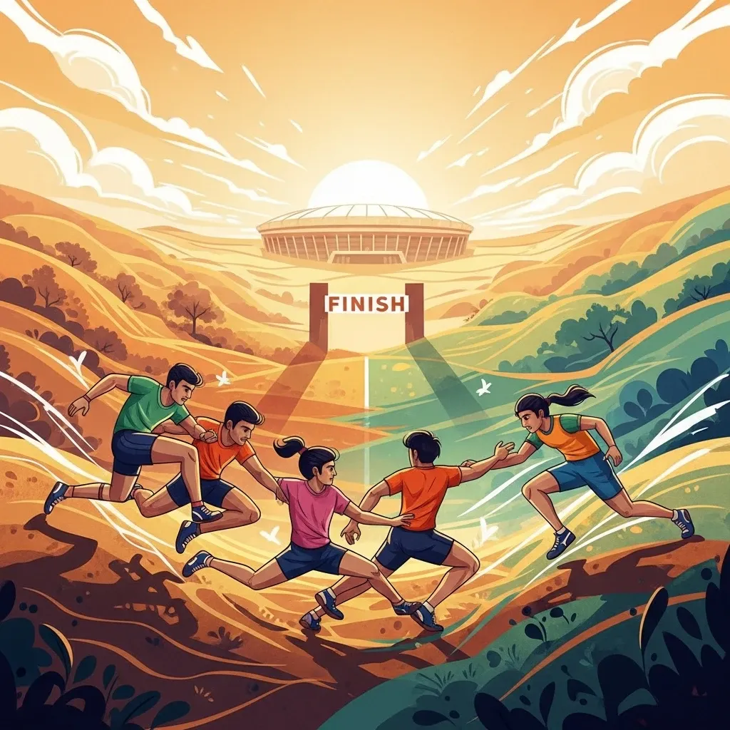 फिनिश लाईनच्या पलीकडे: कबड्डी आणि खो-खोमध्ये 'सहावीर्यं करवावहै' या गुरुकुल मूल्यांचे पुनरुज्जीवन