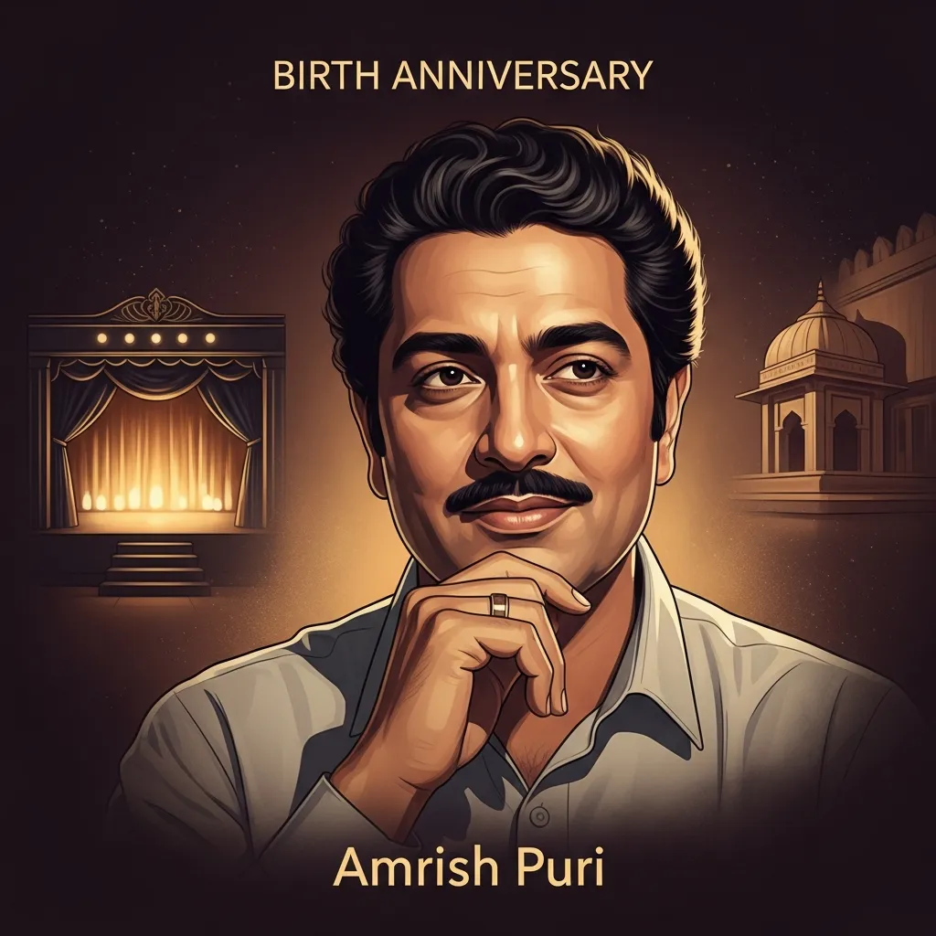 अभिनेते अमरीश पुरी यांचा जन्म