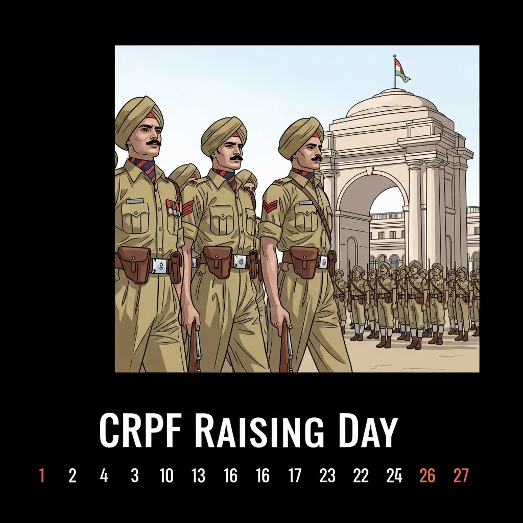 केंद्रीय राखीव पोलीस दल (CRPF) स्थापना दिन