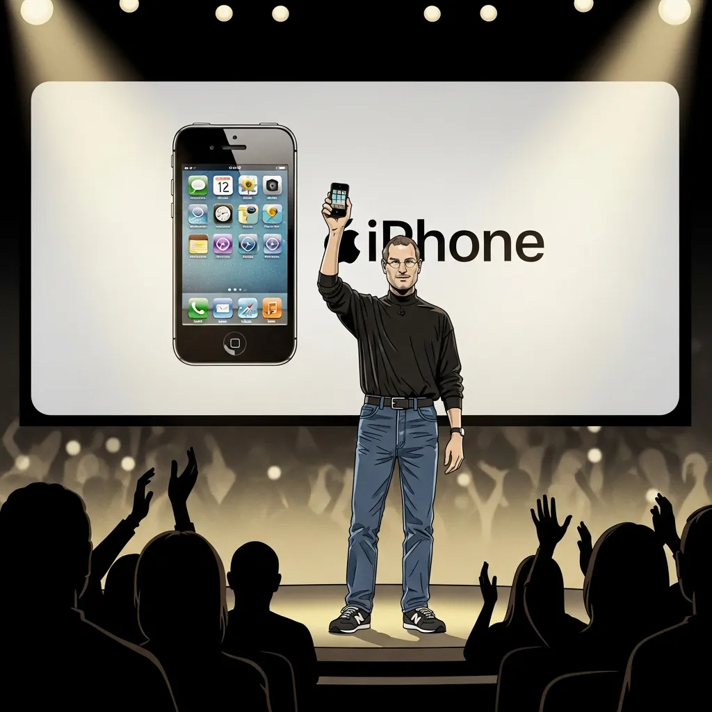 पहिल्या आयफोनचे (iPhone) विक्रीसाठी पदार्पण