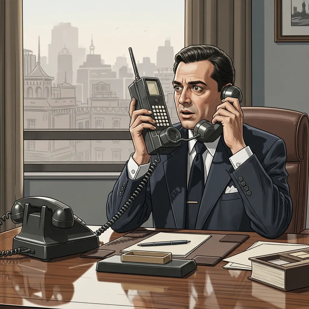 India's First Mobile Phone Call