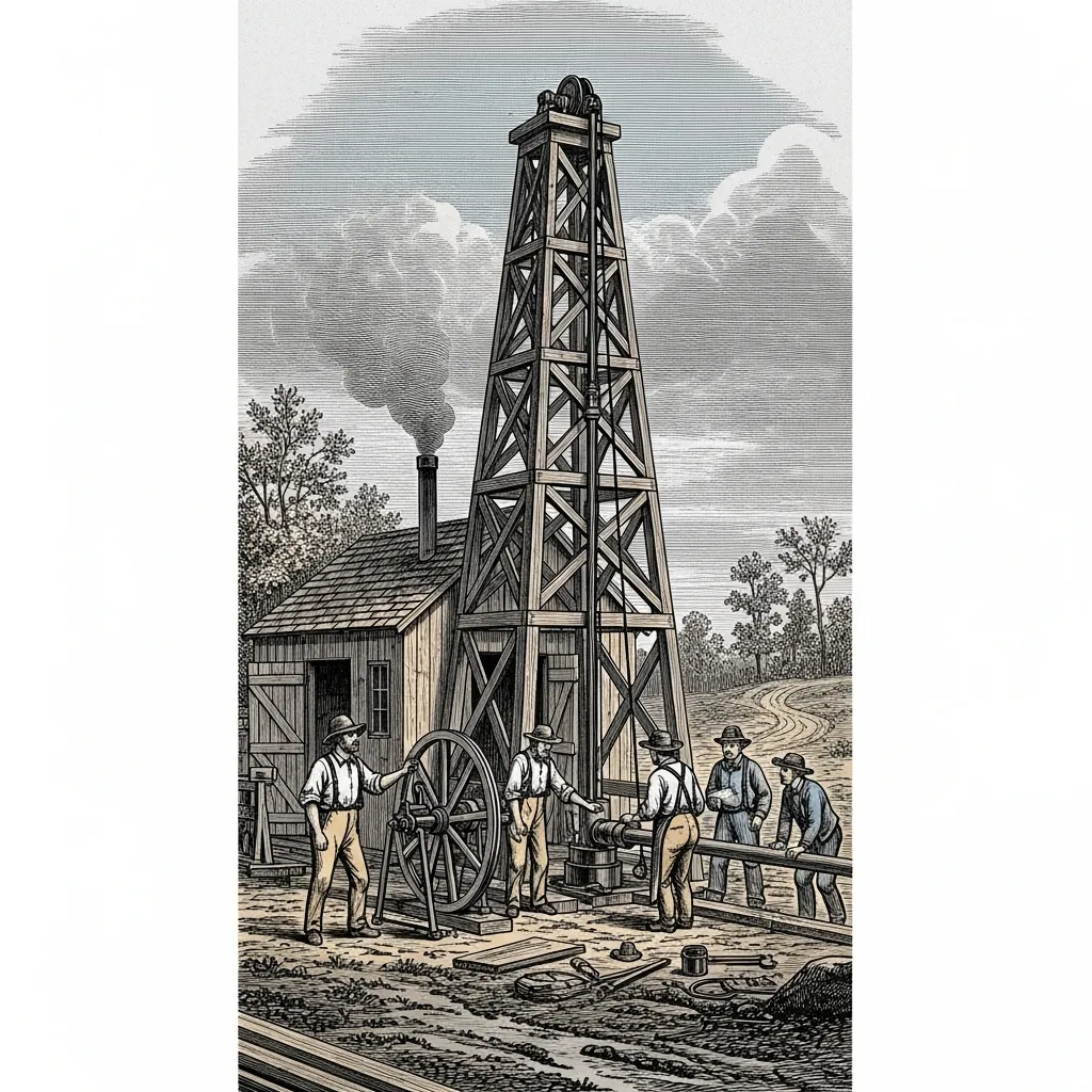 Discovery of World's First Commercial Oil Well
