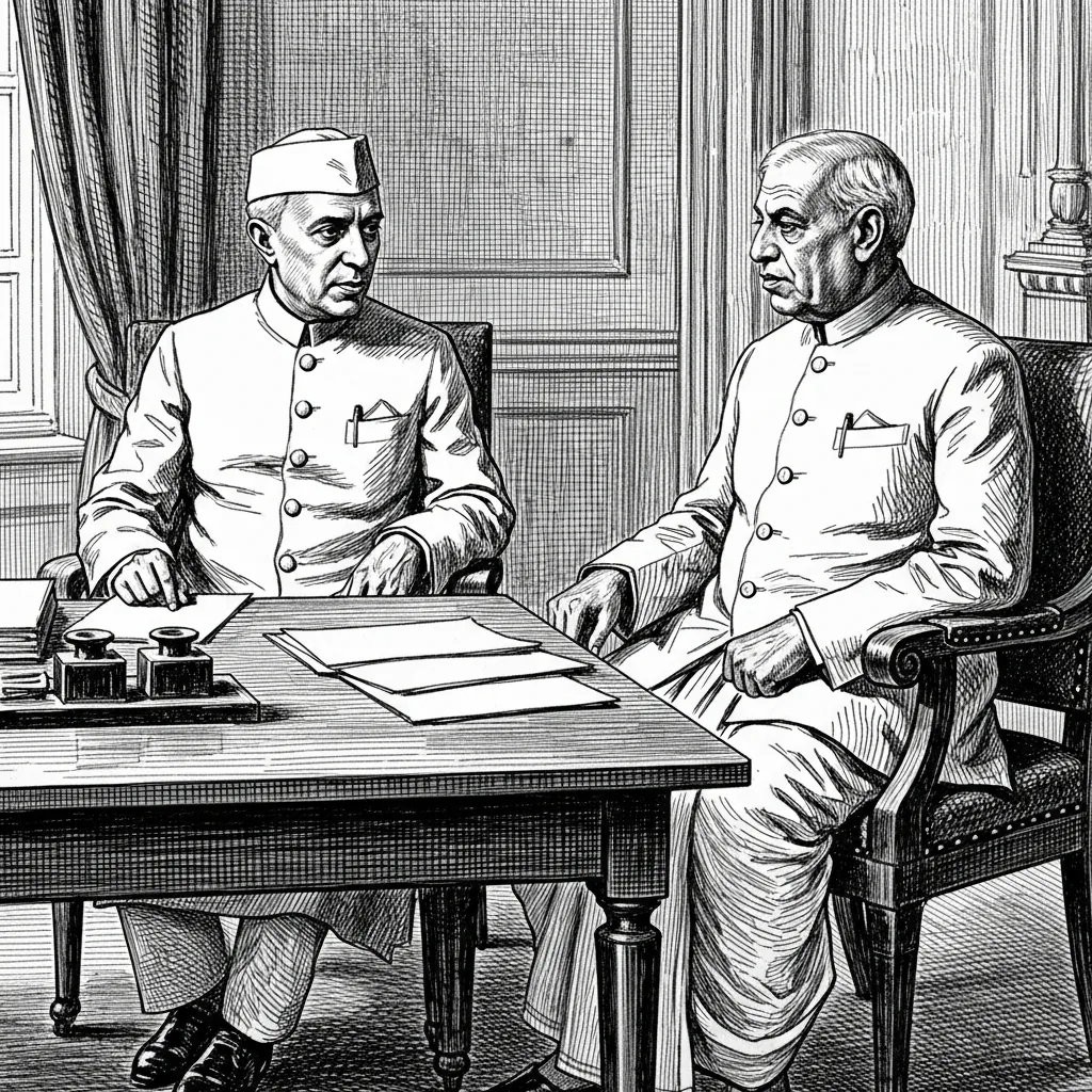 Formation of India's First Interim Government