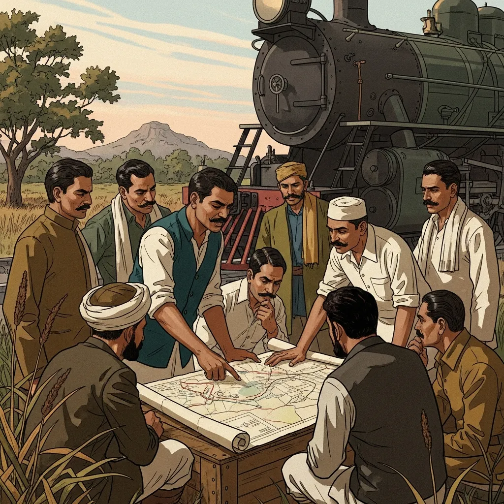 काकोरी रेल्वे कट (काकोरी ट्रेन ॲक्शन)