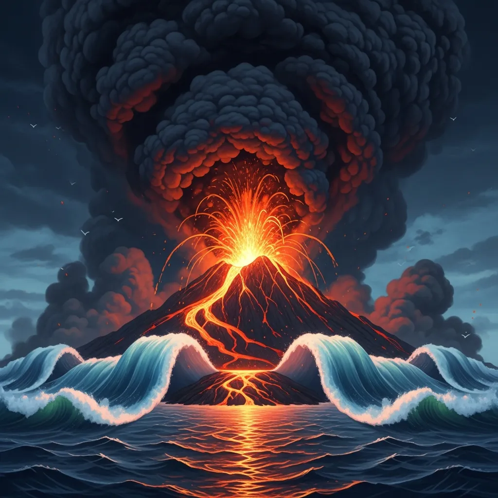Eruption of Krakatoa