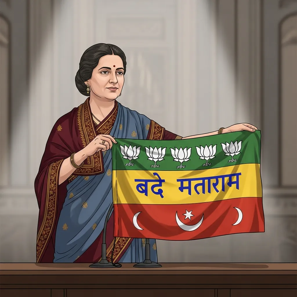 मादाम कामा यांनी परदेशात पहिला भारतीय ध्वज फडकावला