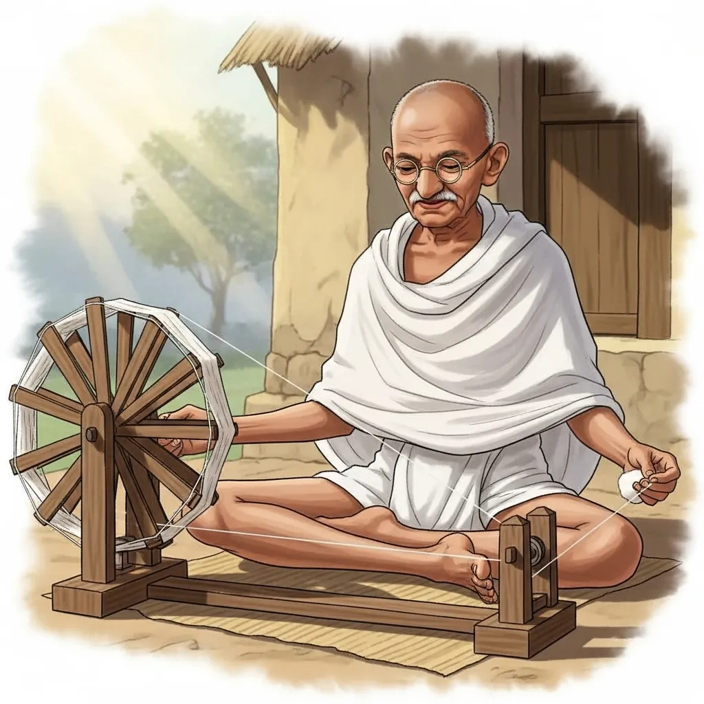 गांधीजींनी लंगोटी स्वीकारली