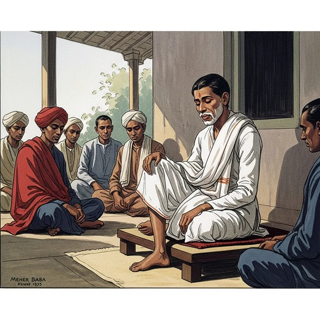 मेहेर बाबा यांच्या मौन व्रताची सुरुवात