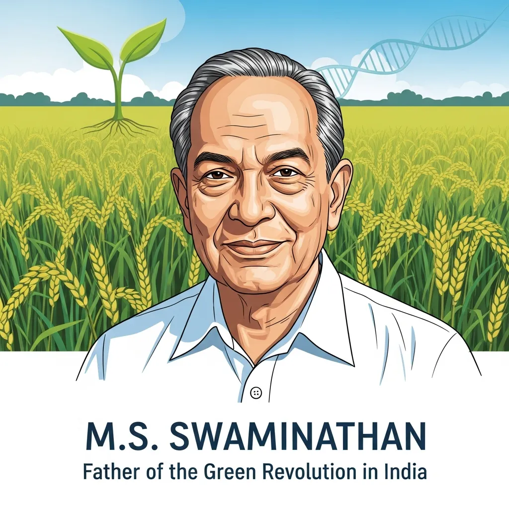 एम. एस. स्वामीनाथन यांचा जन्म
