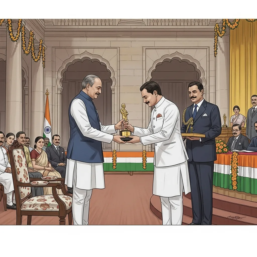 पहिल्या राष्ट्रीय चित्रपट पुरस्कारांचे आयोजन