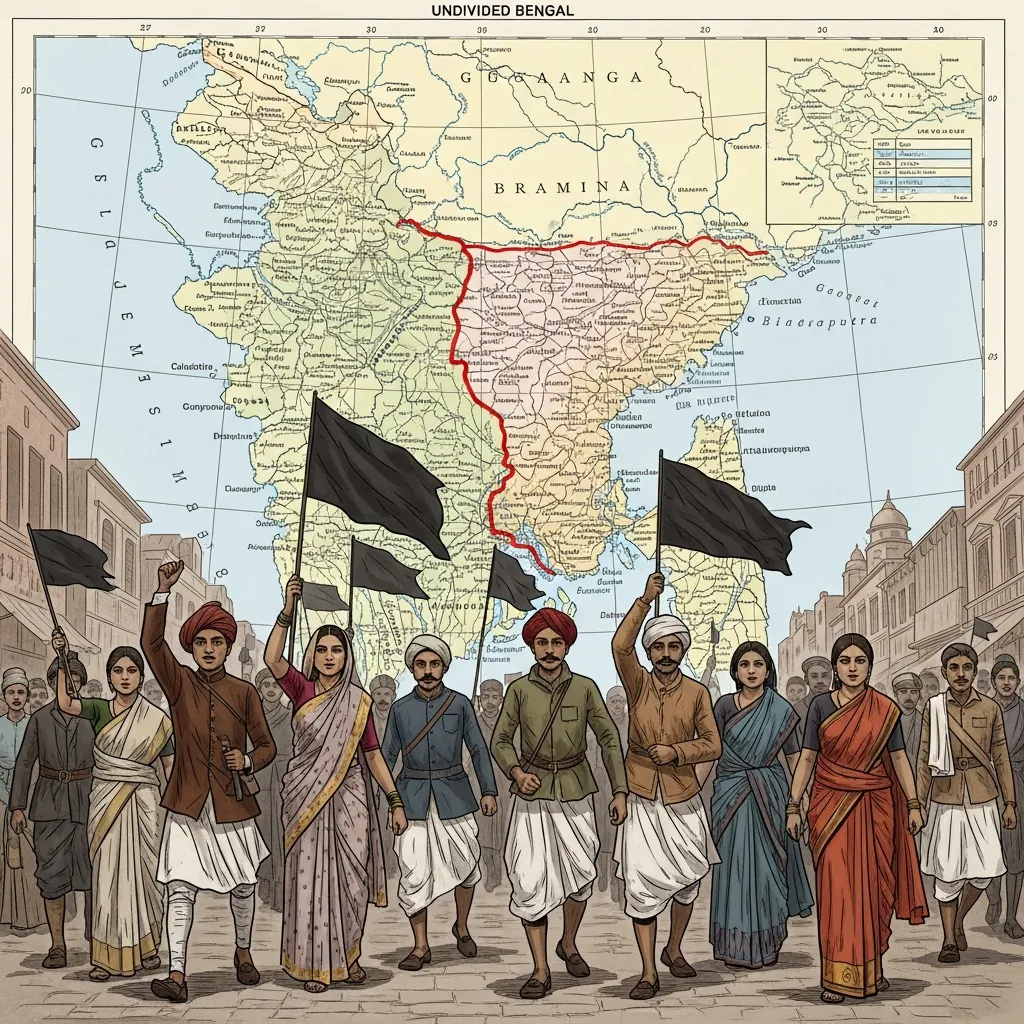 बंगालच्या फाळणीची घोषणा