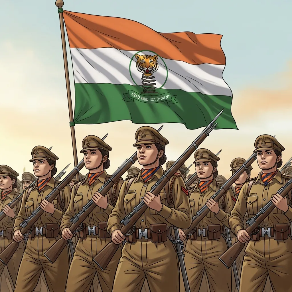 राणी झाशी रेजिमेंटची स्थापना