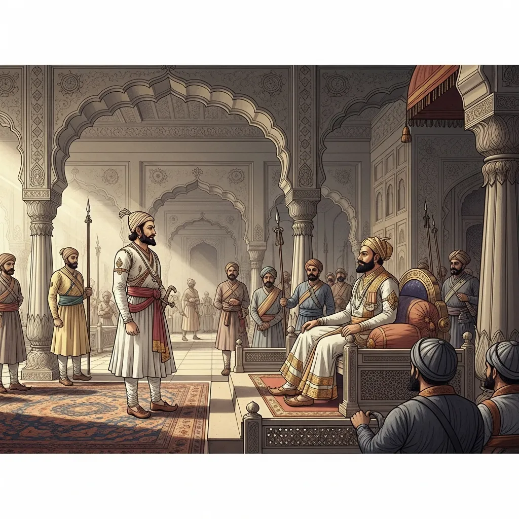 छत्रपती शिवाजी महाराज आग्रा दरबारात हजर
