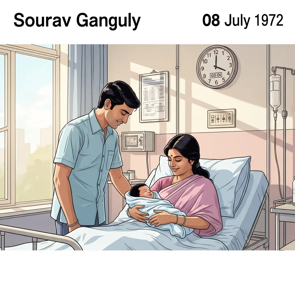 सौरव गांगुली यांचा जन्म
