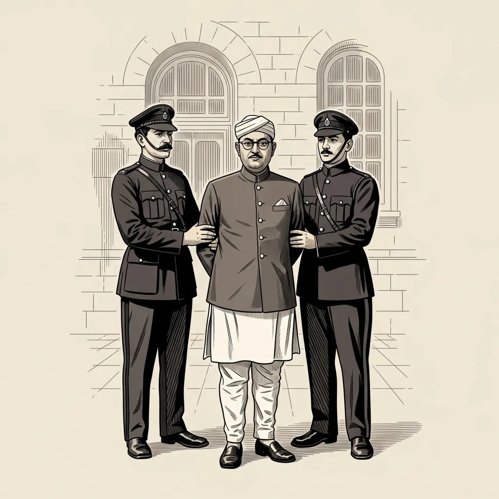 नेताजी सुभाषचंद्र बोस यांना अटक