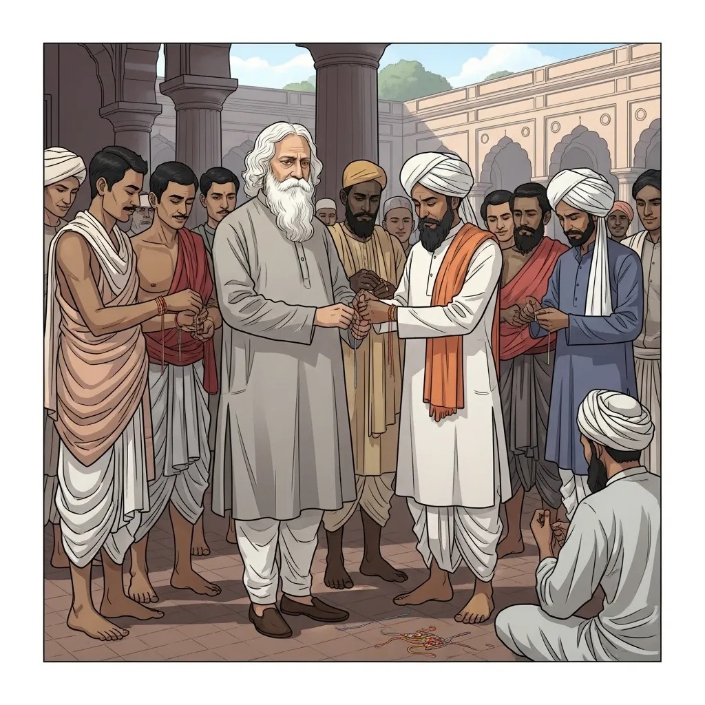 रक्षाबंधन दिन - बंगाल फाळणीचा निषेध