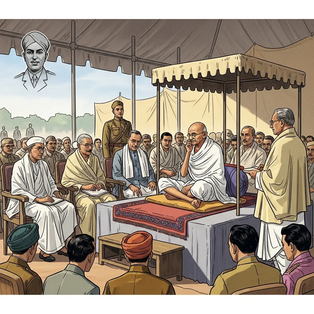 वर्धा येथे 'छोडो भारत' ठराव मंजूर